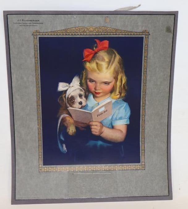 1927 Thomas D. Murphy Calendar Company Salesmans Sample Advertising Calendars with Warren Ohio, and: 16.5" x 19.75"