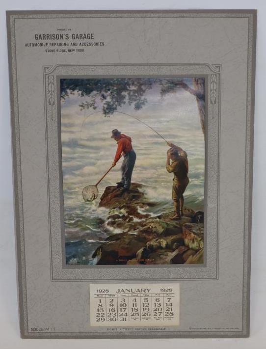 1928 Thomas D. Murphy Calendar Company Salesmans Sample Advertising Calendars with Stone Ridge New: 10" x 14.5"