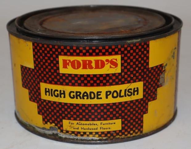 Ford's High Grade 24 Oz Polish Can: 5.25" x 5.25" x 3"