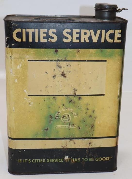 Cities Service 1 Gallon Slim Oil Can (1 of 4)