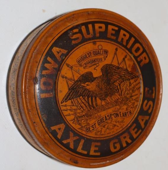 Iowa Superior 1 Pound Axle Grease Can: 16 oz empty