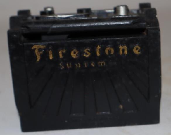 Firestone Supreme Hard Rubber Battery Shaped Paperweight (1 of 4)
