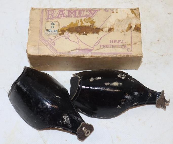 Ramey Early Automobile Heel Protector in Original Box: 5" x 2.5" x 1.5"