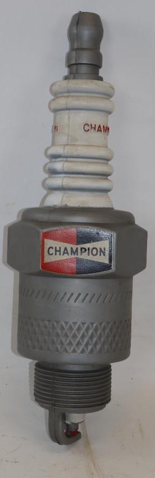 Champion Plastic Display Spark Plug: 6.5" x 6.5" x 22"