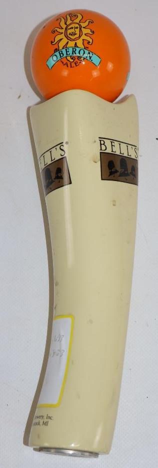 Bell's Oberon American Wheat Ale Figural Advertising Beer Tap: 2.5" x 2.5" x 10"