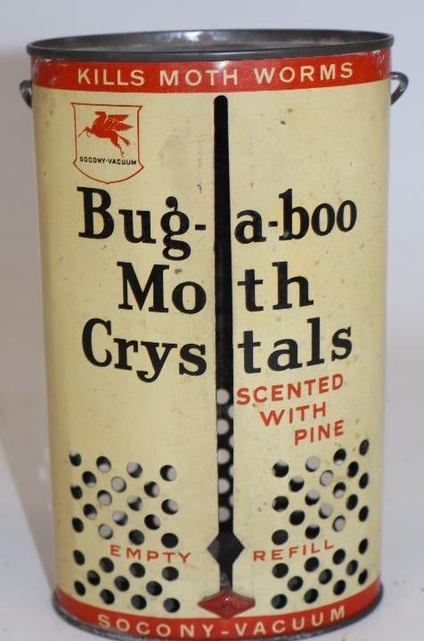 Socony-Vacuum Bug-A-Boo Moth Crystal Meter: 3.75" x 2.25" x 6.5"