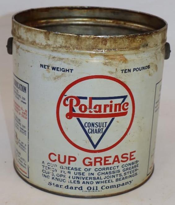Standard Oil Polarine Ten Pound Grease Can (1 of 4)