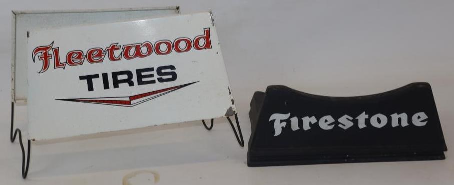 Group of 3 Firestone & Fleetwood Tire Display Stands (1 of 5)