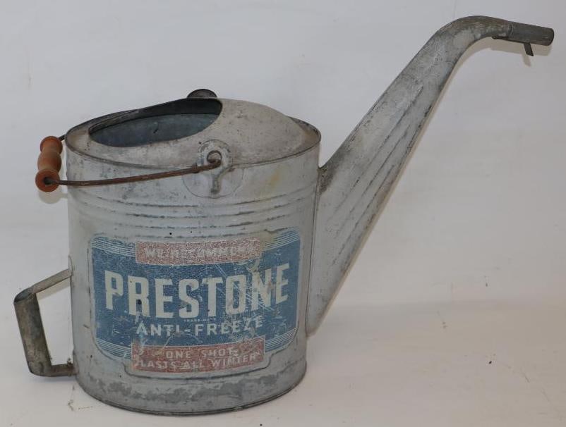 Prestone Antifreeze 2 Gallon Pour Can: 8.5" x 22" x 16.5"