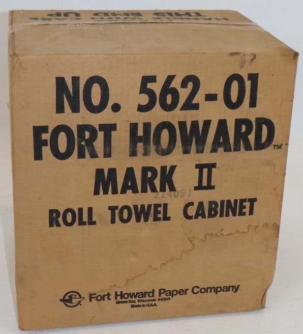 Fort Howard Mark II Gas Station Restroom Paper Towel Holder in Original Box: 13" x 12" x 9.5"
