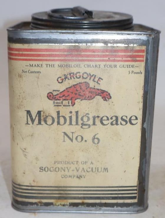 Gargoyle Mobilgrease 5 Pound Grease Can (1 of 4)