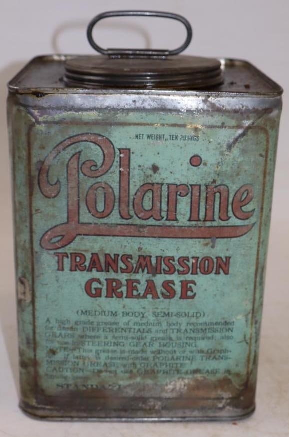Polarine Transmission Grease 10 Pound Can with Car Graphics (1 of 4)