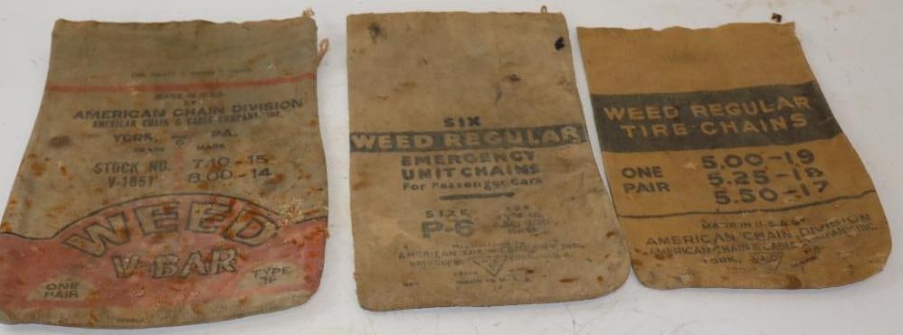 Group of 3 Different American Weed Chain Bags (1 of 5)