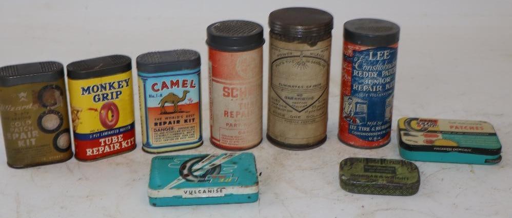 Group of 9 Different Tire Repair Kits (1 of 5)