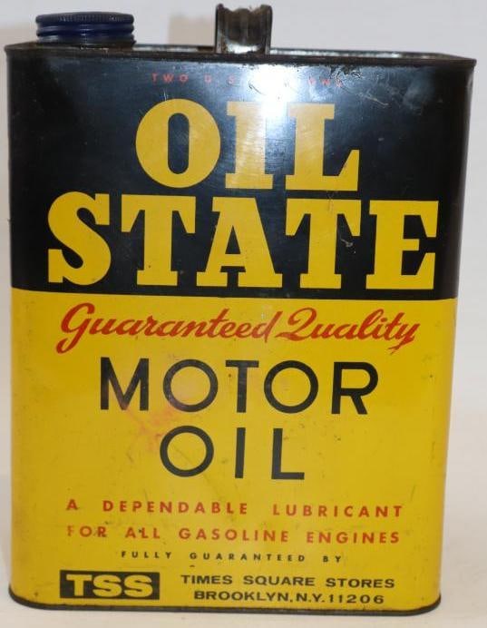 Oil State Times Square Stores Two Gallon Oil Can (1 of 4)