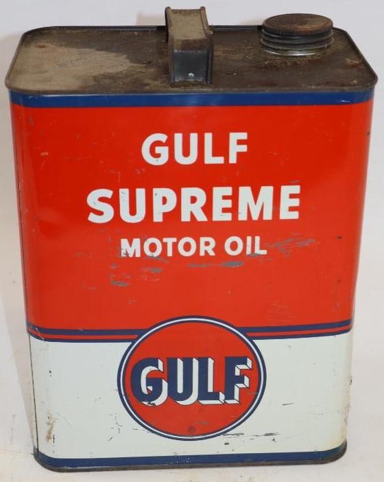 Gulf Supreme Two Gallon Oil Can (1 of 4)