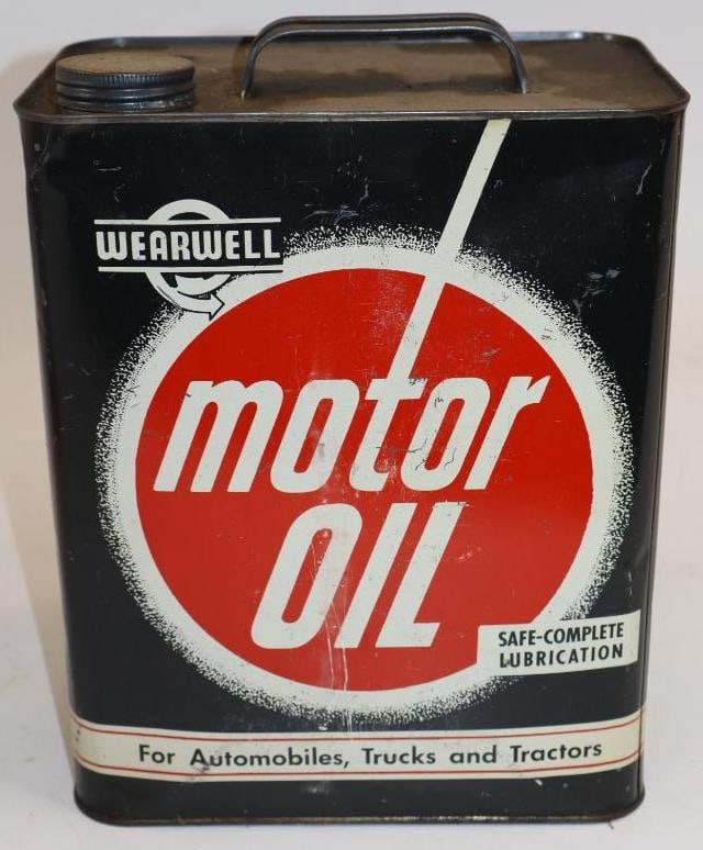Wearwell Two Gallon Oil Can: 8.5" x 5.5" x 11.5"