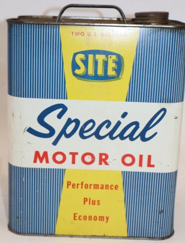 Site Special Two Gallon Oil Can: 8.5" x 5.5" x 11.5"