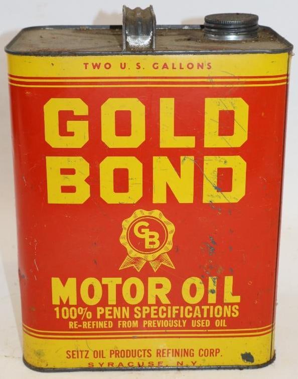 Seitz Oil Gold Bond Two Gallon Oil Can (1 of 4)
