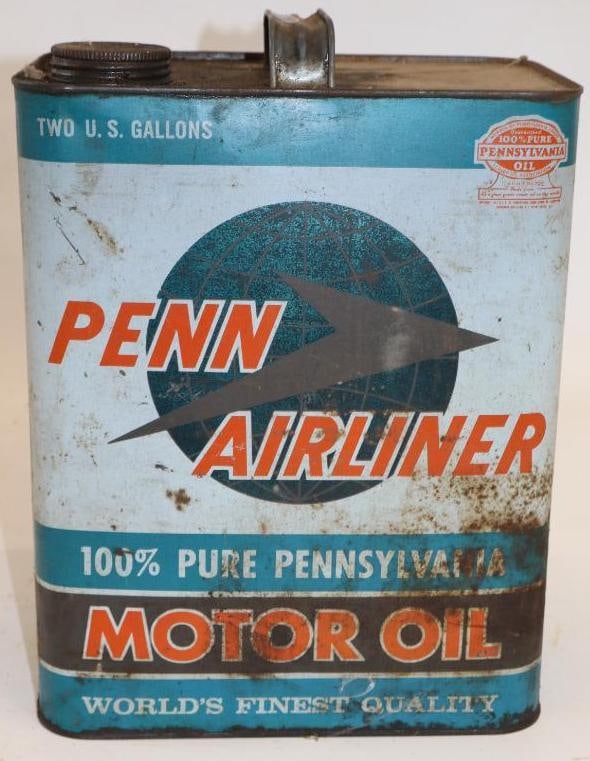 Wright Oil Penn Airliner Two Gallon Oil Can (1 of 4)