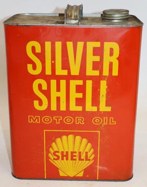 Silver Shell Two Gallon Oil Can (1 of 4)