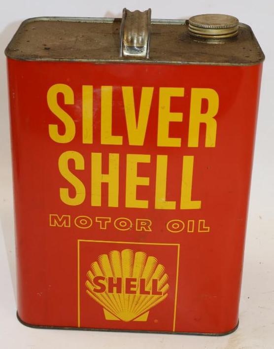 Silver Shell Two Gallon Oil Can (1 of 4)