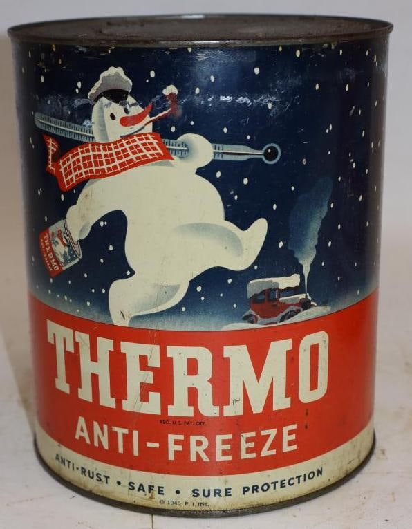 Thermo Anti-Freeze One Gallon Metal Oil Can (1 of 4)