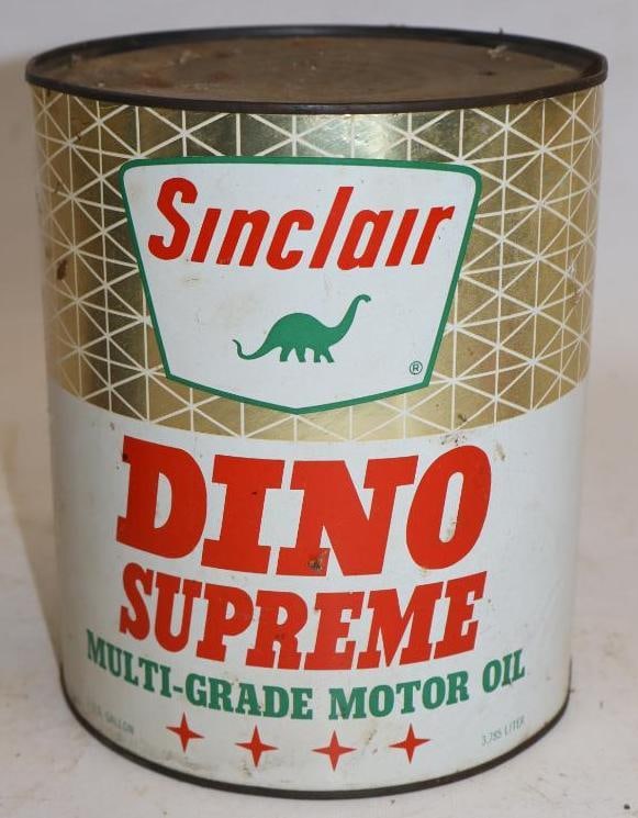 Sinclair Dino Supreme One Gallon Composite Oil Can (1 of 4)