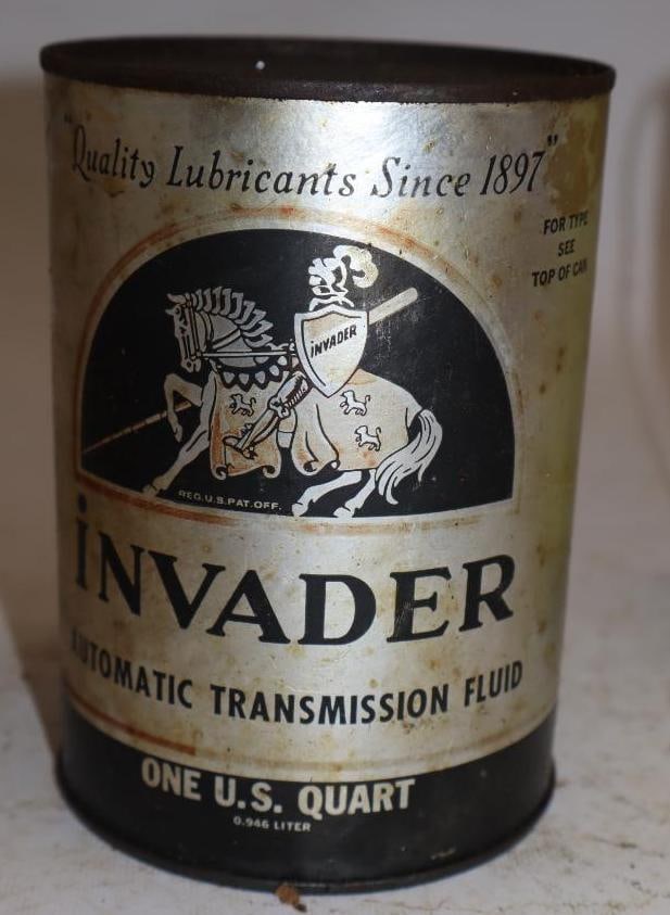 Invader ATF One Quart Composite Oil Can: Empty. 32oz