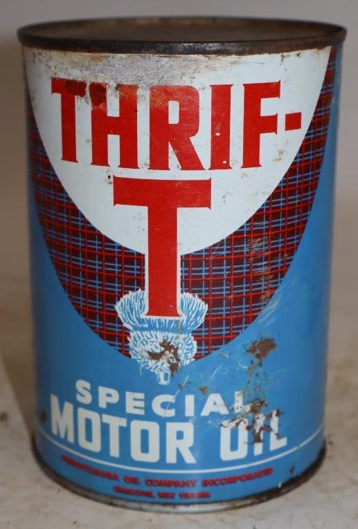 Thif-T One Quart Metal Oil Can (1 of 3)