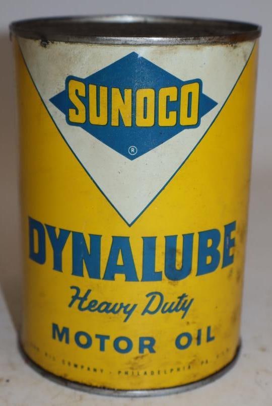 Sunoco Dynalube HD One Quart Metal Oil Can (1 of 4)