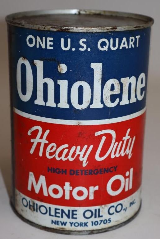 Ohiolene HD One Quart Metal Oil Can: Full. 32oz