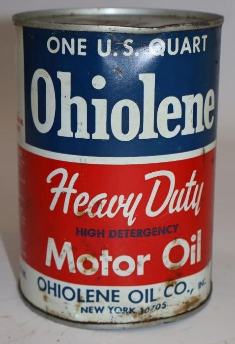 Ohiolene HD One Quart Metal Oil Can: Full. 32oz