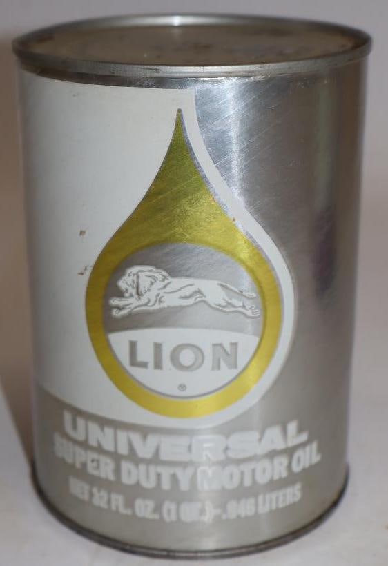 Lion Universal Super Duty One Quart Composite Oil Can: Empty. 32oz