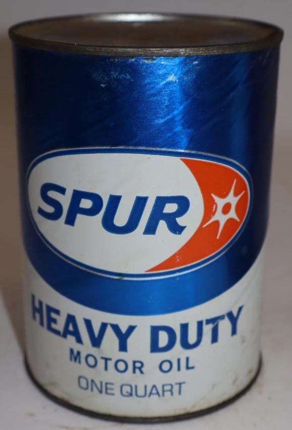 Spur HD One Quart Composite Oil Can: Empty. 32oz