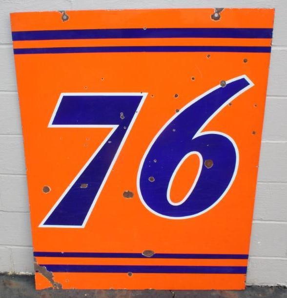 Union 76 DSP Porcelain Gas Station Identification Sign (1 of 12)