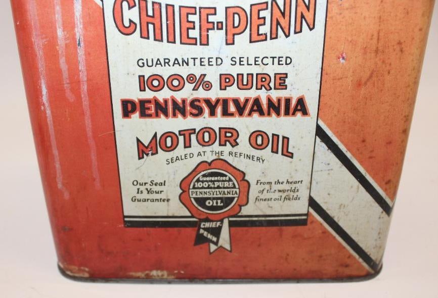 Graphic Chief-Penn Two Gallon Motor Oil Can - 7