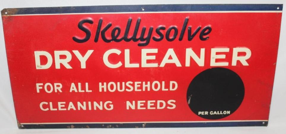 Skellysolve Embossed SST Dry Cleaner Sign (1 of 4)