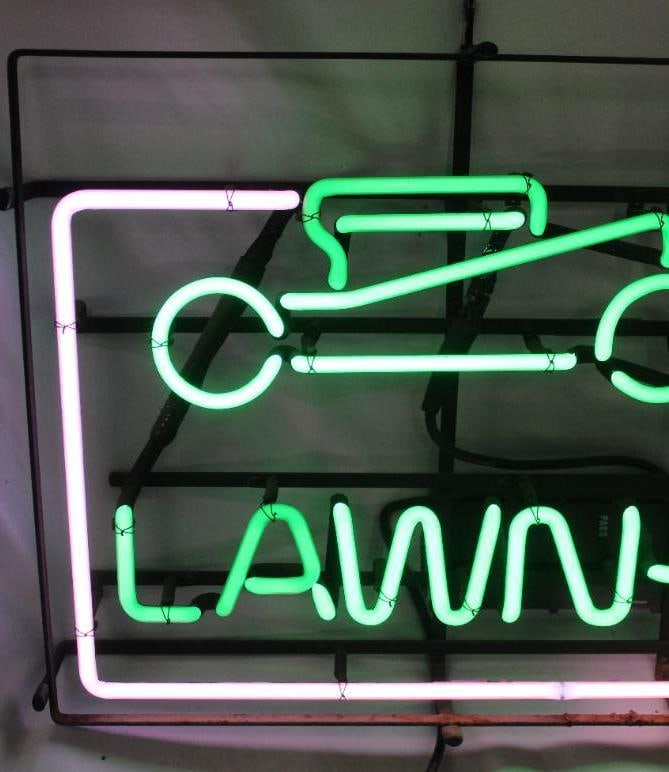 Lawn Boy Lawn Mower Neon Advertising Sign - 3