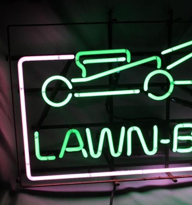 Lawn Boy Lawn Mower Neon Advertising Sign - 4