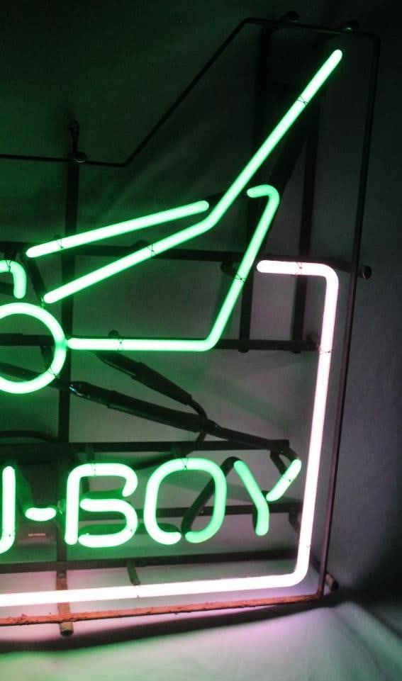Lawn Boy Lawn Mower Neon Advertising Sign - 5