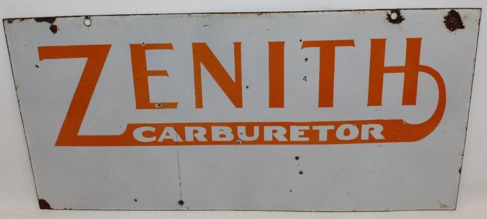 Zenith Carburetors DSP Porcelain Sign (1 of 6)