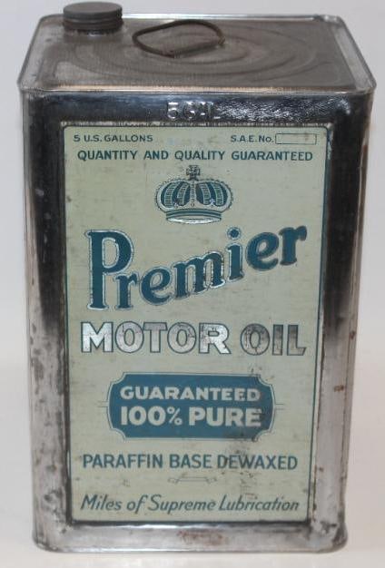 Premier Motor Oil Five Gallon Motor Oil Can (1 of 14)