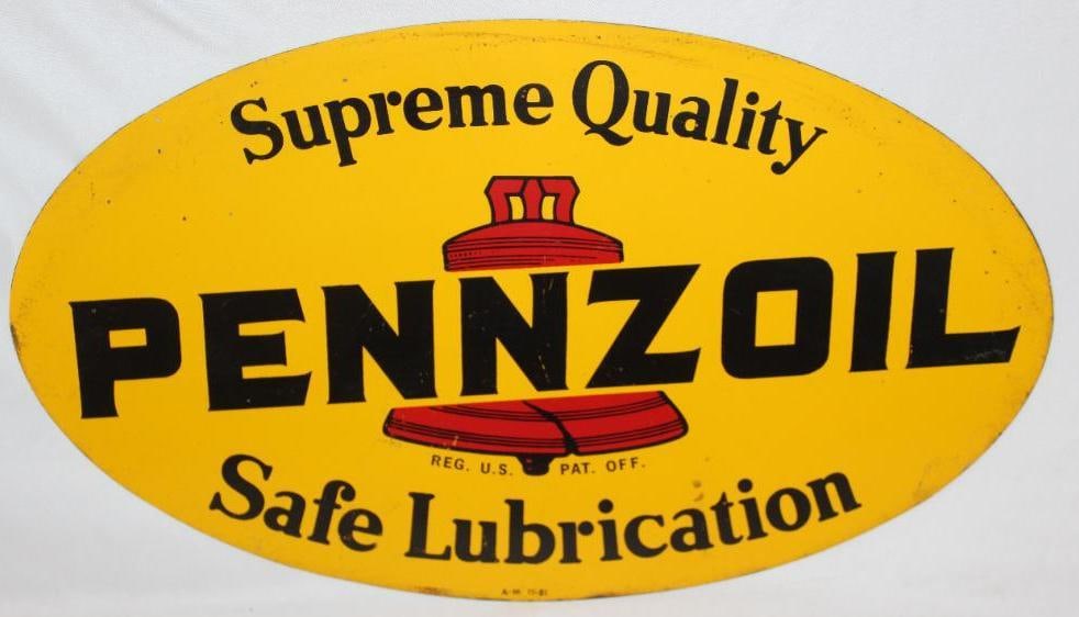 Pennzoil Supreme Quality Safe Lubrication DST Sign (1 of 8)