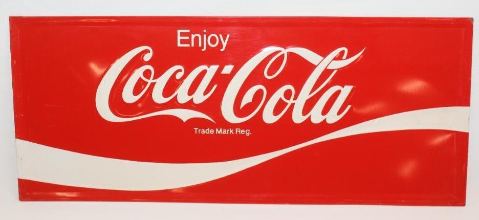 Enjoy Coca-Cola Self Framed Advertising SST Sign (1 of 8)