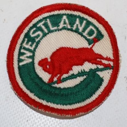 Westland Oil Company Gas Station Shirt Patch: 2.5" x 2.5"