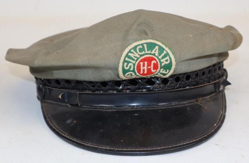 Sinclar HC Gas Station Attendant Hat: 10.5" x 11.5" x 4"