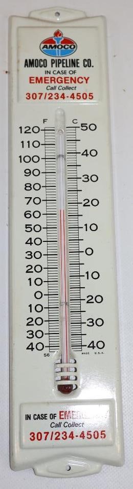 Amoco Pipeline Advertising Thermometer (1 of 4)