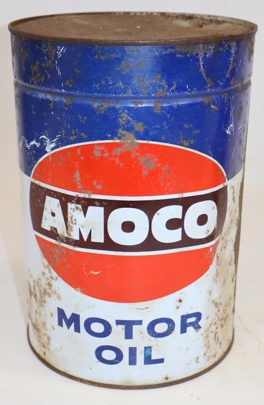 Amoco Five Quart Metal Oil Can (1 of 5)