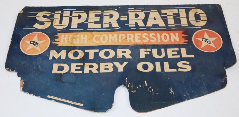 Derby Super-Ratio High Compression Double Sided Advertising Automobile Radiator Winterfront: Is marked Fogarty MFG. Co. 19.5" x 11.5"
